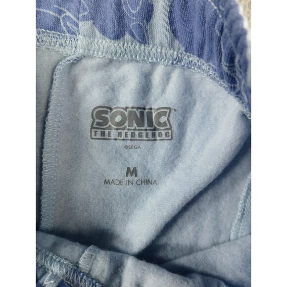 Sonic the Hedgehog Sweat Pants Boys Medium (8-10) Jogger Pattern NWT - Picture 2 of 9